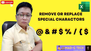 How to Remove Special Characters from Text Data in Excel #exceltricks