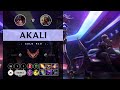 Akali mid vs zed  kr grandmaster patch 1411