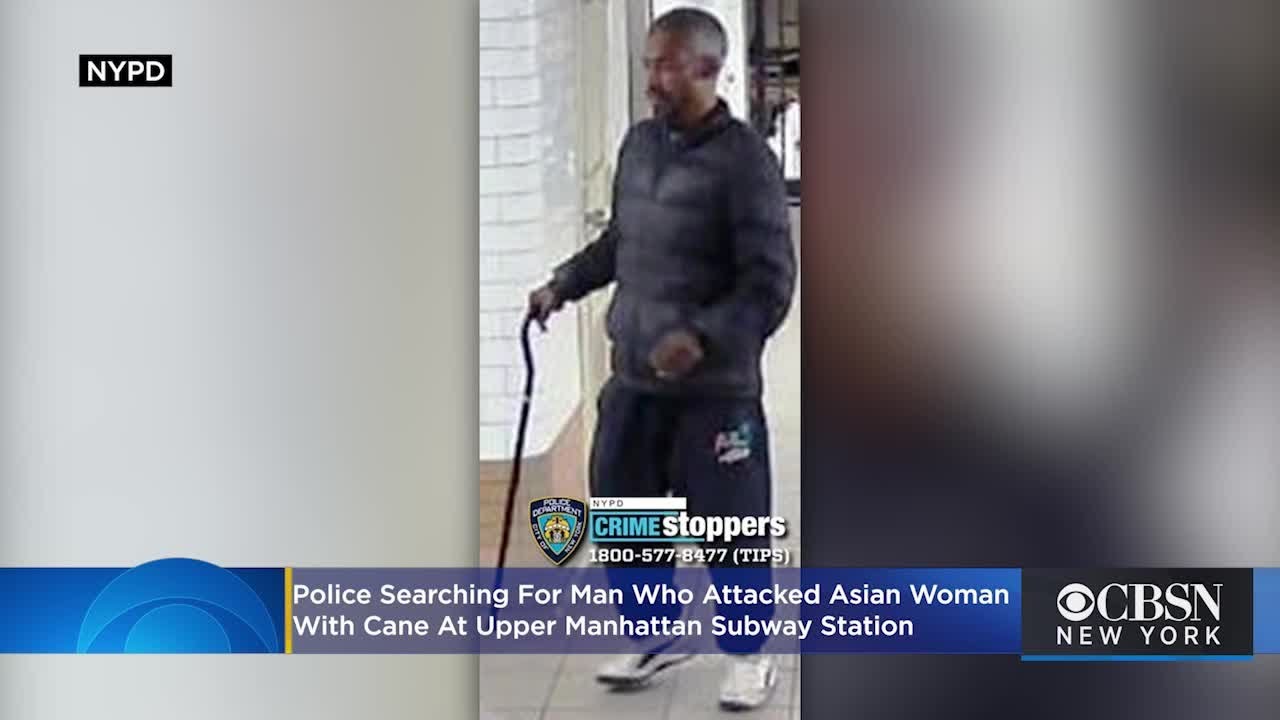 Police: Man Attacks Asian Woman With Cane At Upper Manhattan Subway Station