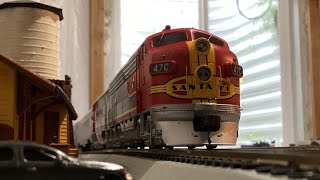 Running my New Genesis EMD F7a diesel locomotive