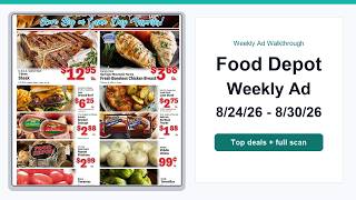 Food Depot Weekly Ad (8/24/26 - 8/30/26) Top 10 Deals