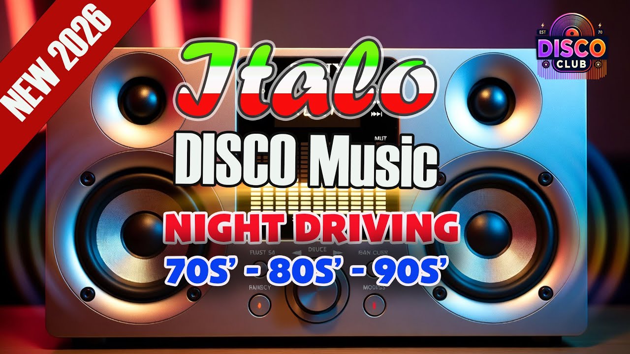 👉Ultimate Retro Roadtrip 🚗 Italo Disco Driving Experience 2026 | Eurobeat 80s 90s Bass Test