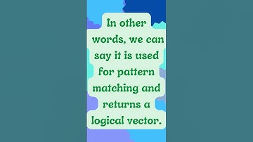 grepl  function | Pattern matching in character string | R programming | R studio