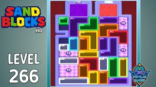 Sand Blocks: Drop Puzzle Level 266: Gameplay Solution