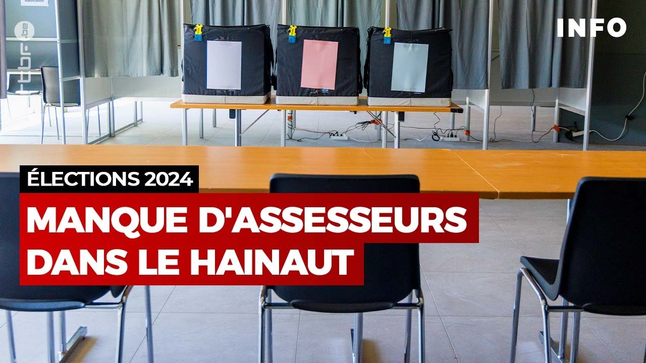 Élections 2024 : un manque d'assesseurs dans les bureaux de vote de la région du centre - RTBF Info