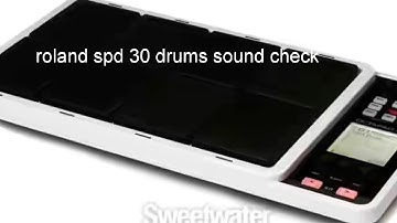 Roland spd 30 drums sound sound check
