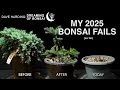 My 2025 Bonsai Fails, June 2025