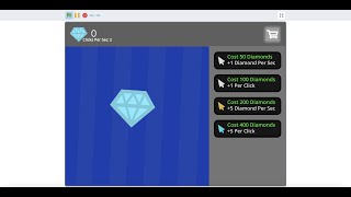 How to add a Shop To The Diamond Clicker In Scratch | Part 2 | Scratch tutorial!