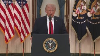 Trump accuses Spanberger of hurting Virginia's economy; governor says it's a distraction