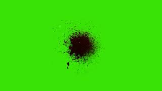 Blood Burst I Green Screen