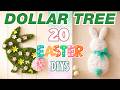 20 Easter Dollar Tree DIYs That Are So Fun to Make 🐰
