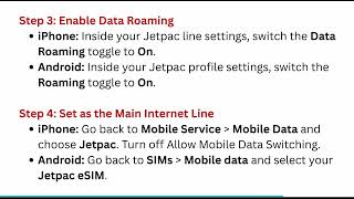 How to Activate Jetpac Eterna eSIM - Activation & Network Setup Guide
