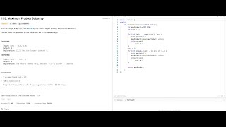 6. [Array]: Maximum Product Subarray