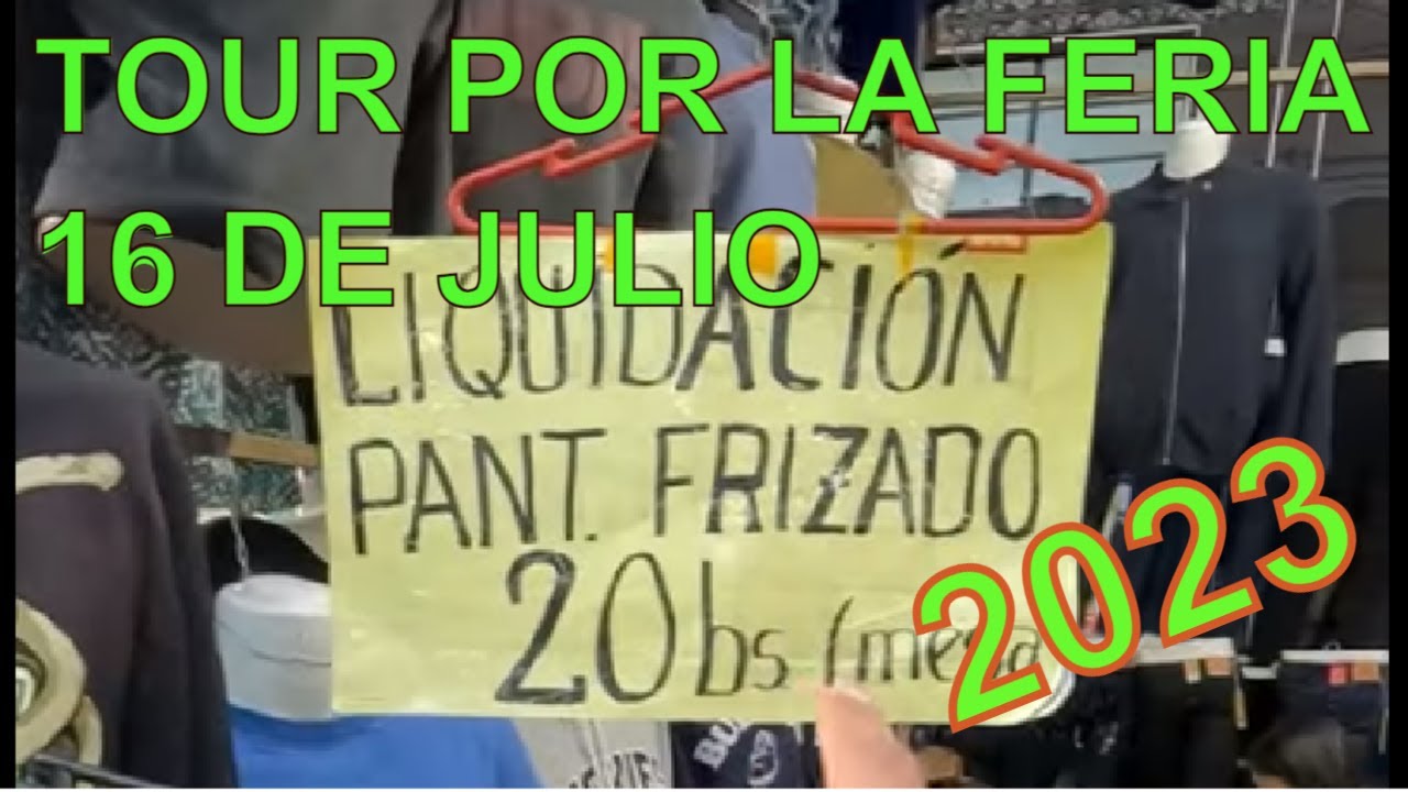 TOUR POR LA FERIA 16 DE JULIO LA PAZ BOLIVIA - YouTube