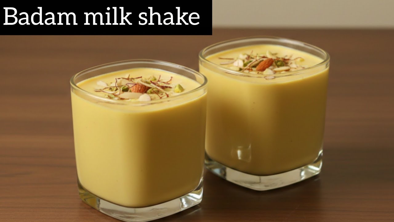 Ghar par hi banaye bazar jesa rich creamy badam shaikh 😋 #badamshaikh #khammaghanirasoi 
