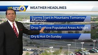 Expect more monsoon storms