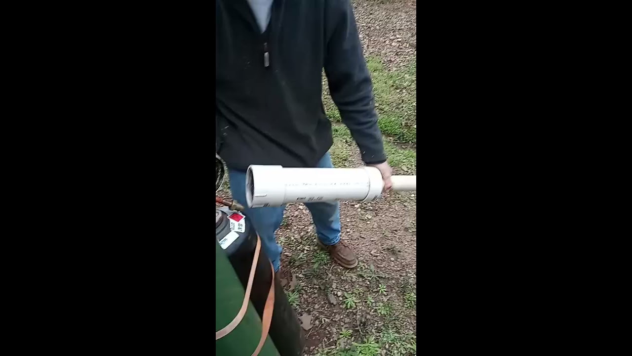 Potato Cannon With REAL POWER Potatocannon Potatolauncher Shorts
