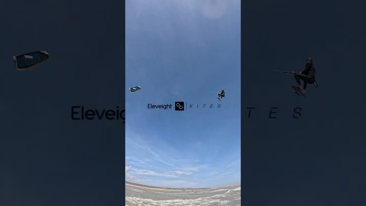 FLYING …. leave it at this #eleveight #eleveightxs #kitesurf #extremesport #kitesurfing