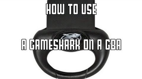 How to use a Gameshark on a GBA