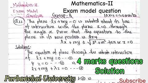 Mathematics-II All 4 marks questions|Part-1|Exam model question Purbanchal University BE Civil 2nd