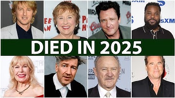 50 Beroemde beroemdheden die tot nu toe zijn overleden in 2025!