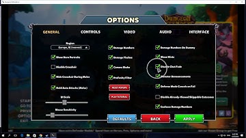 How To Disable Chat Fade In Dungeon Defenders II