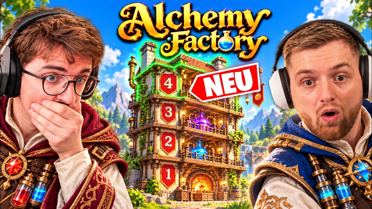 😳🔥Wir BAUEN endlich ETAGE 4 in unsere ZAUBERTRANK FABRIK! - Alchemy Factory - Folge 6