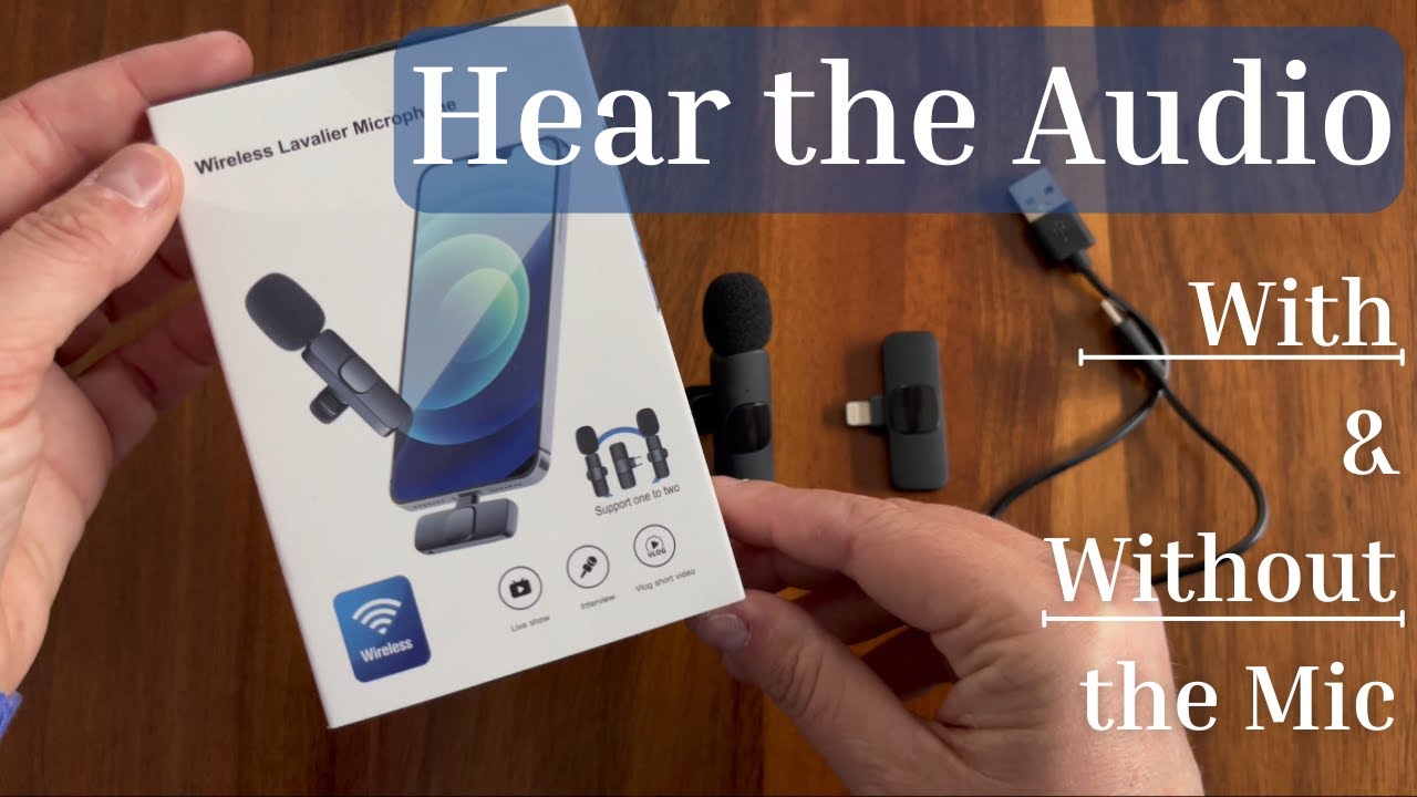 Wireless Lavalier Microphone for iPhone | Clear Audio Anywhere