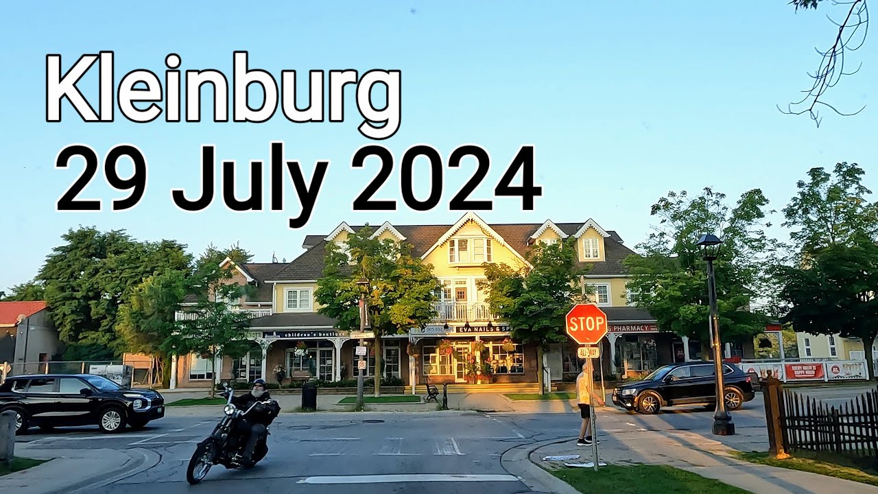 Teston Road from hwy400 to hwy27 .Kleinburg. 28 July 2024  4K