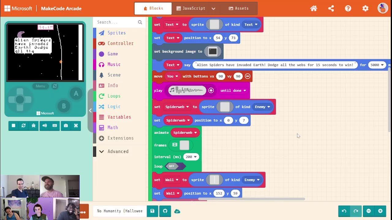 Playing Your Games! MakeCode Mini Game Jam Halloween 2023 YouTube