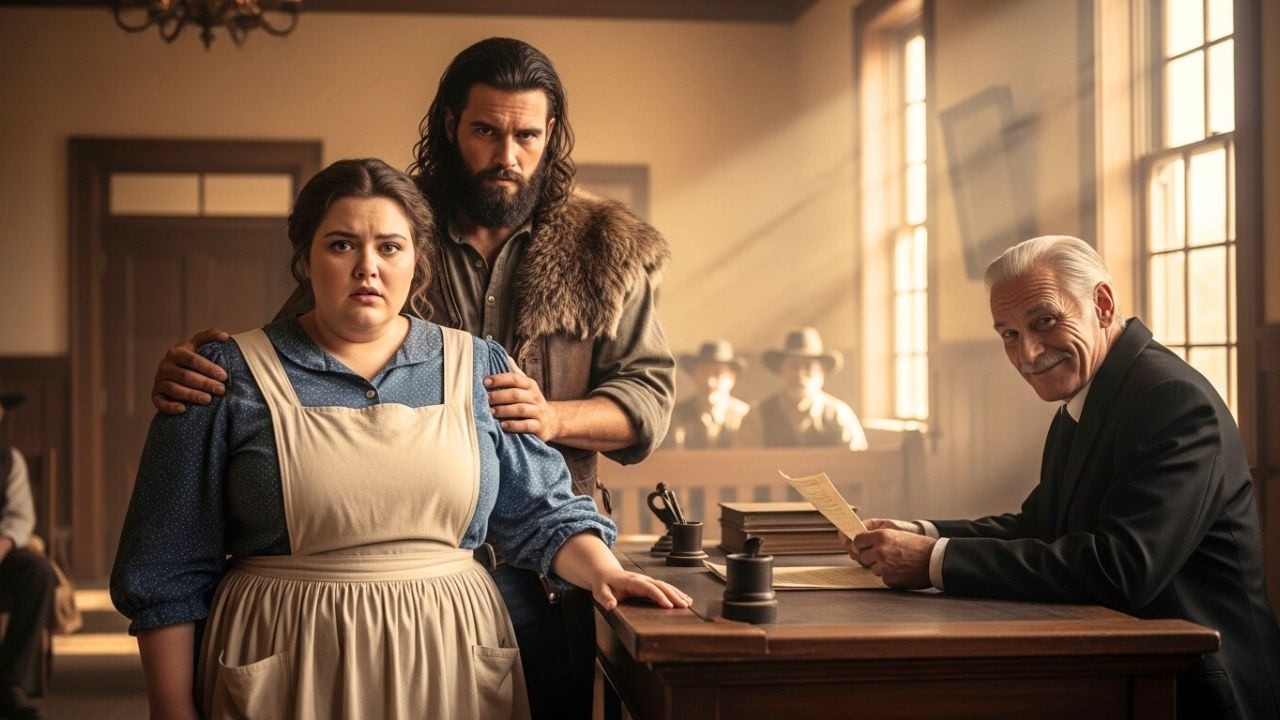 “No One Wants Her!” The Judge Sneered — Until a Mountain Man Stood Up