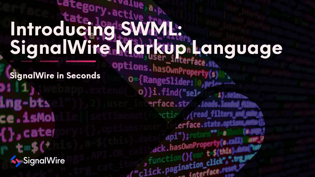 Smwls What is SWML? | SignalWire in Seconds Ep. 13 - YouTube