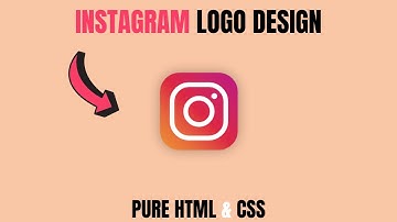 Instagram Logo Design Using Only HTML & CSS | Logo Design Tutorial | HTML5 CSS3 Tutorial