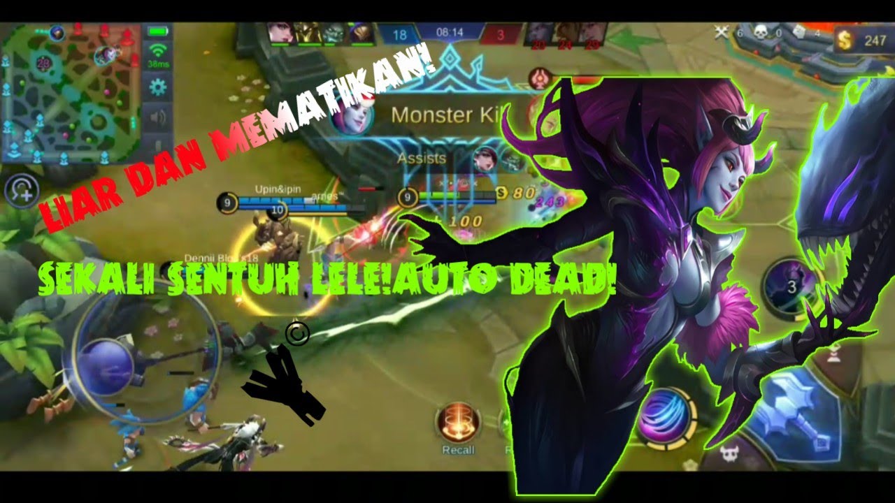 LELE LIAR ! LELE SENSITIF!SEKALI NYENTUH AUTO DEAD! - MOBILE LEGEND