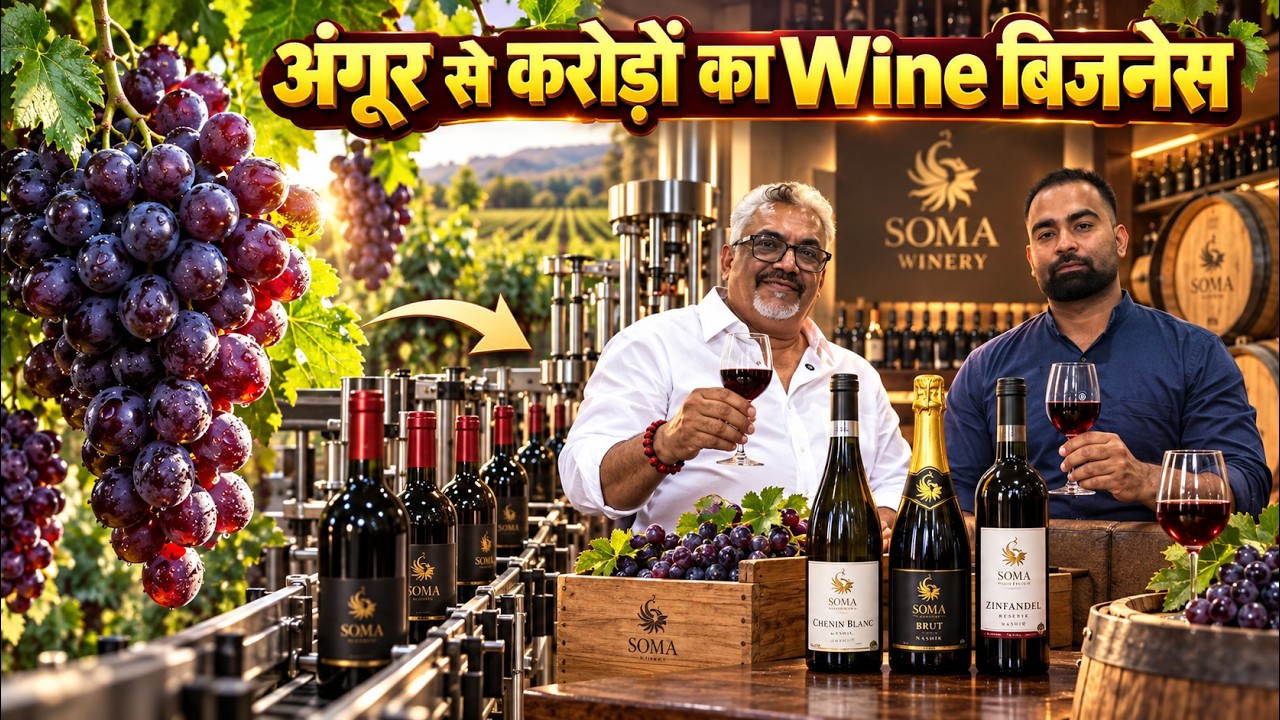 किसान ने अंगूर की खेती से बनाया Wine Business | Nashik की कहानी | Farmer to Entrepreneur