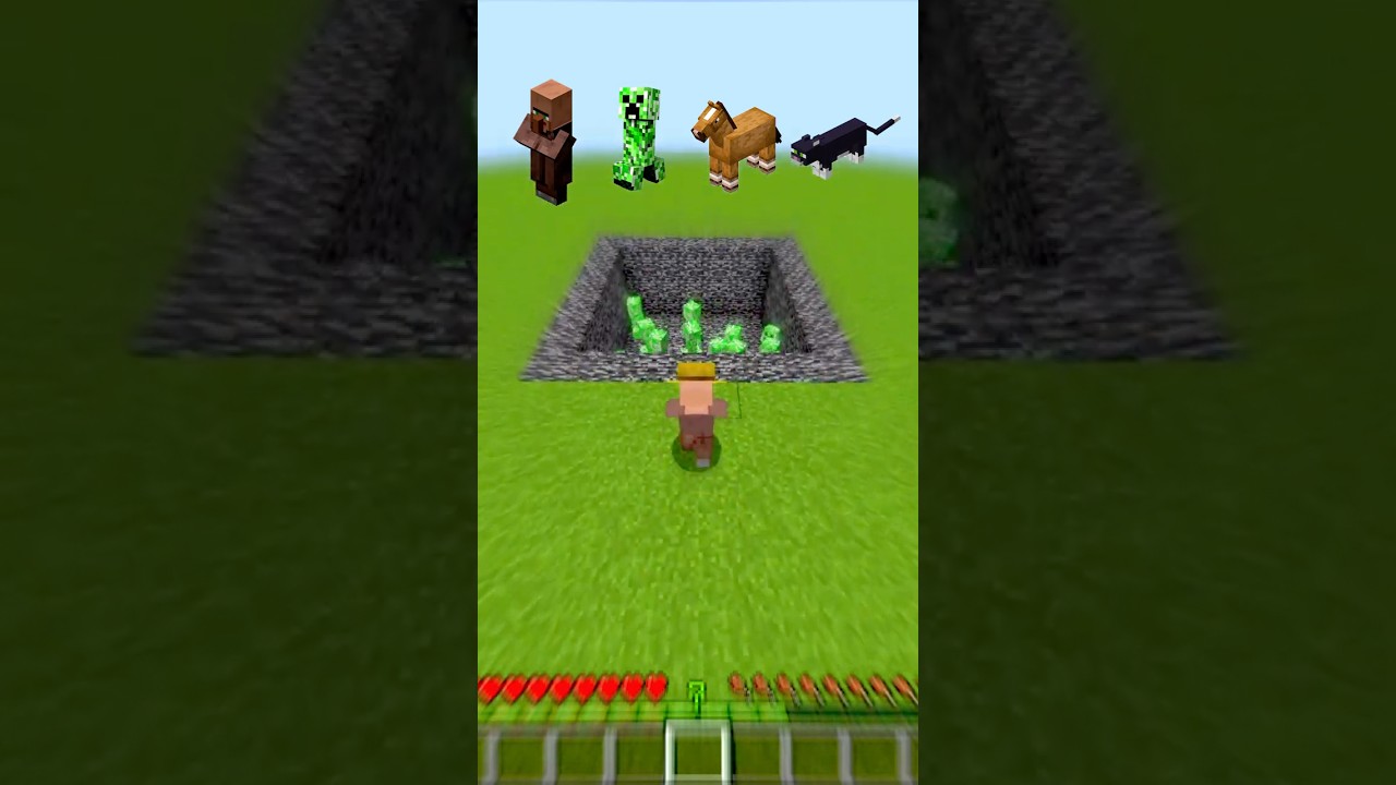 WHO WILL ESCAPE FROM THE POOL FULL OF CREEPERS?