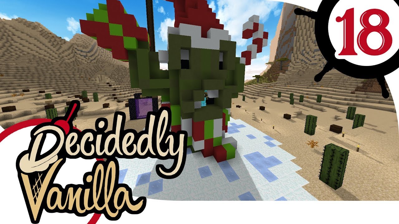 The Christmas Cactus | Decidedly Vanilla SMP | Ep. 18 - YouTube