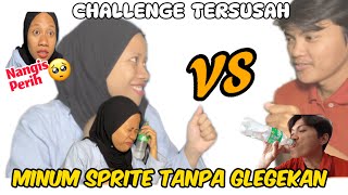 CHALLENGE MINUM SPRITE TANPA GLEGEKAN DAN SENDAWA