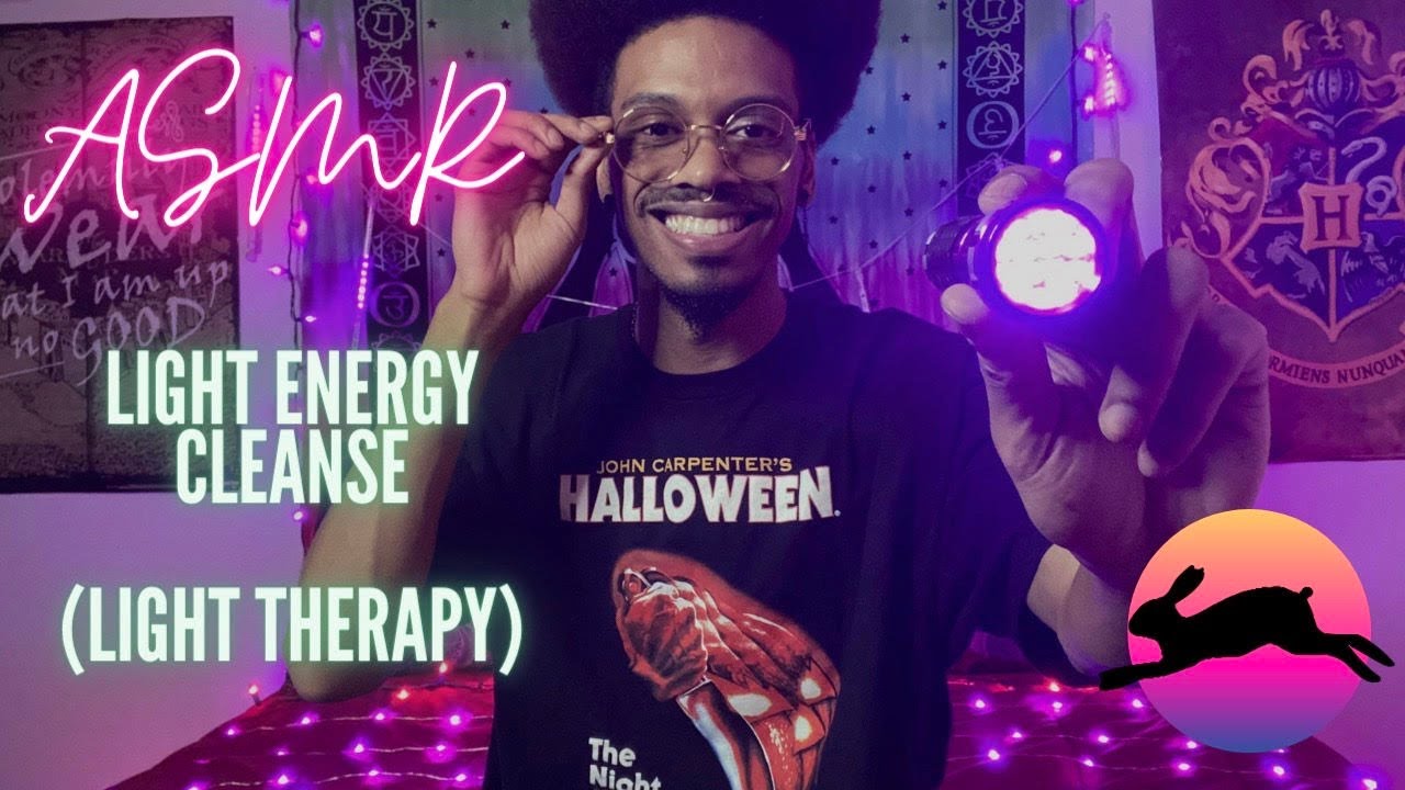 ASMR: Light Energy Cleanse Before Bed 🔦🪔(Light Therapy, Hand Movements, etc.)🪔🔦