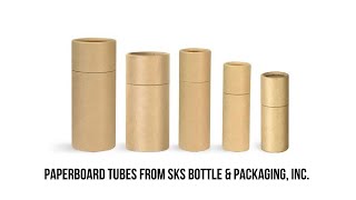 Paperboard Lip Balm Tubes From SKS Bottle & Packaging, Inc.