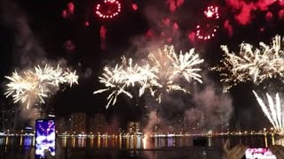 Sharjah new year fireworks 2020| al majaz|buhaira corniche|piece of
taste