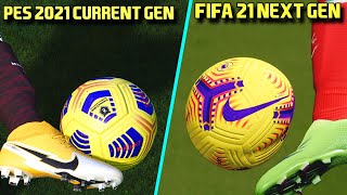 🔥 FIFA 21 Next Gen vs PES 2021 - GRAPHICS and REALISM & DETAILS Comparison