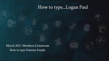 How to Type...Logan Paul | How to type Famous People | CS Joseph