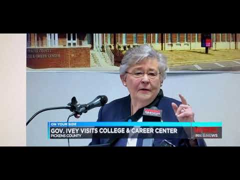 Governor Kay Ivey visits Pickens County College and Career Center