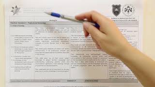 How to fill out the "End of Year Teacher Standards' Evidence Tracker"