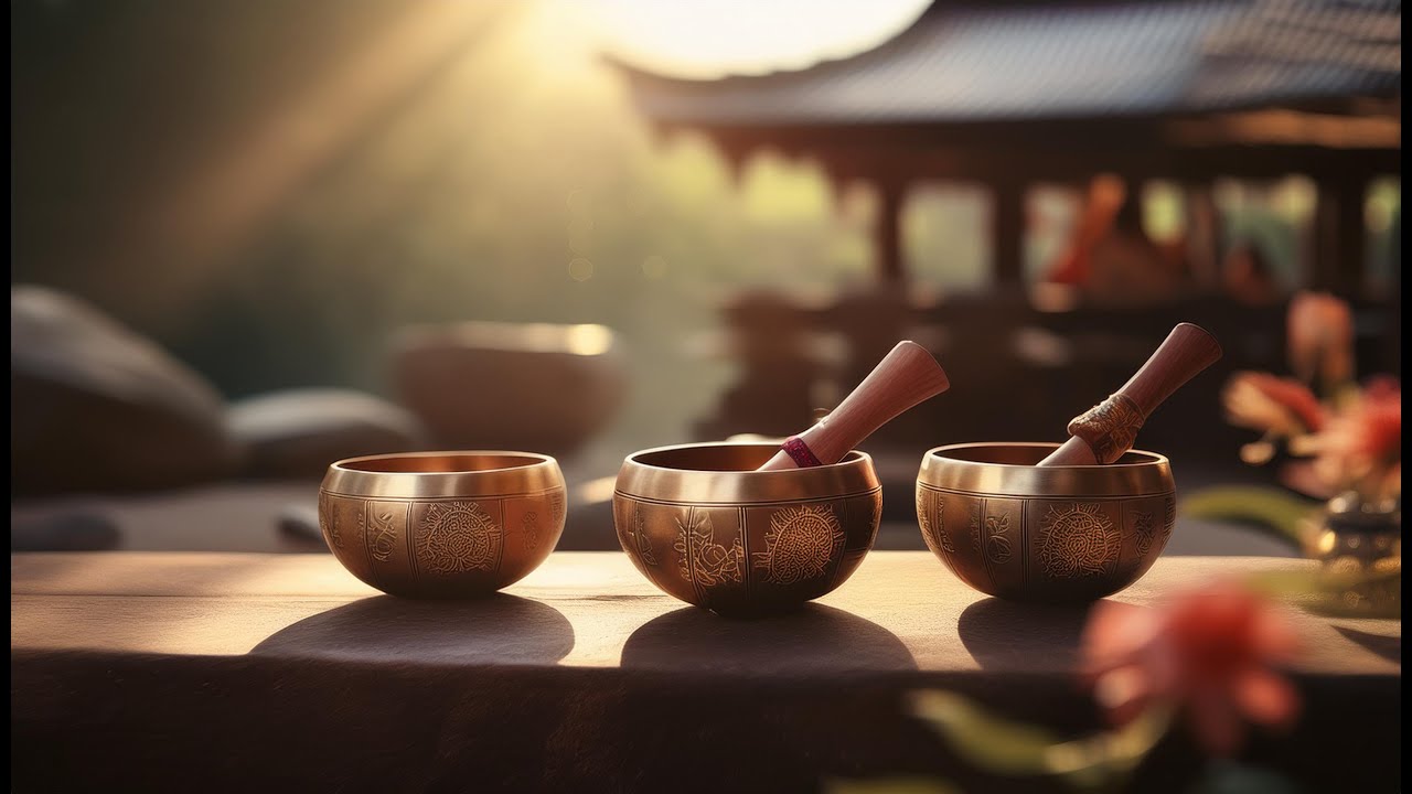【No Ads】Deep Sleep and Relaxation The Sound of Tibetan Singing Bowls ...