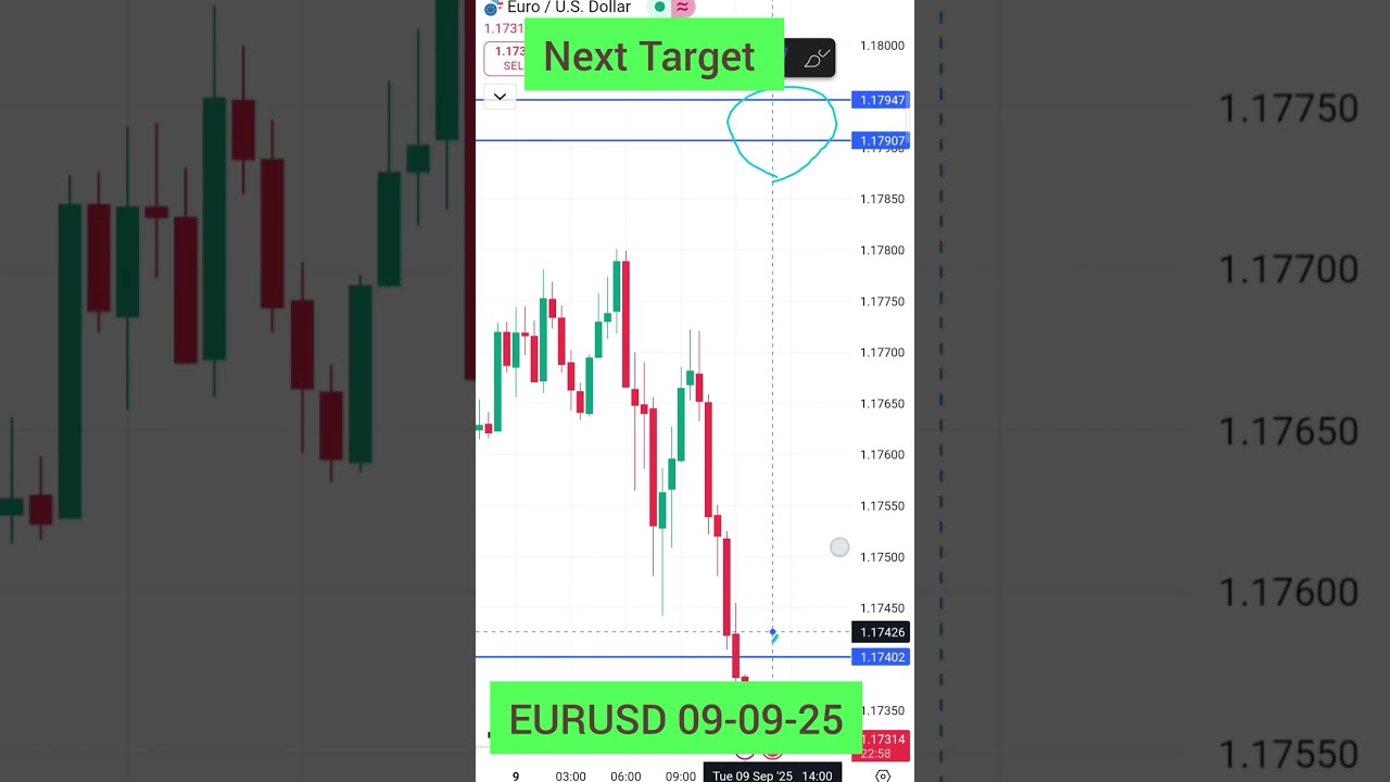EURUSD today's next target. 