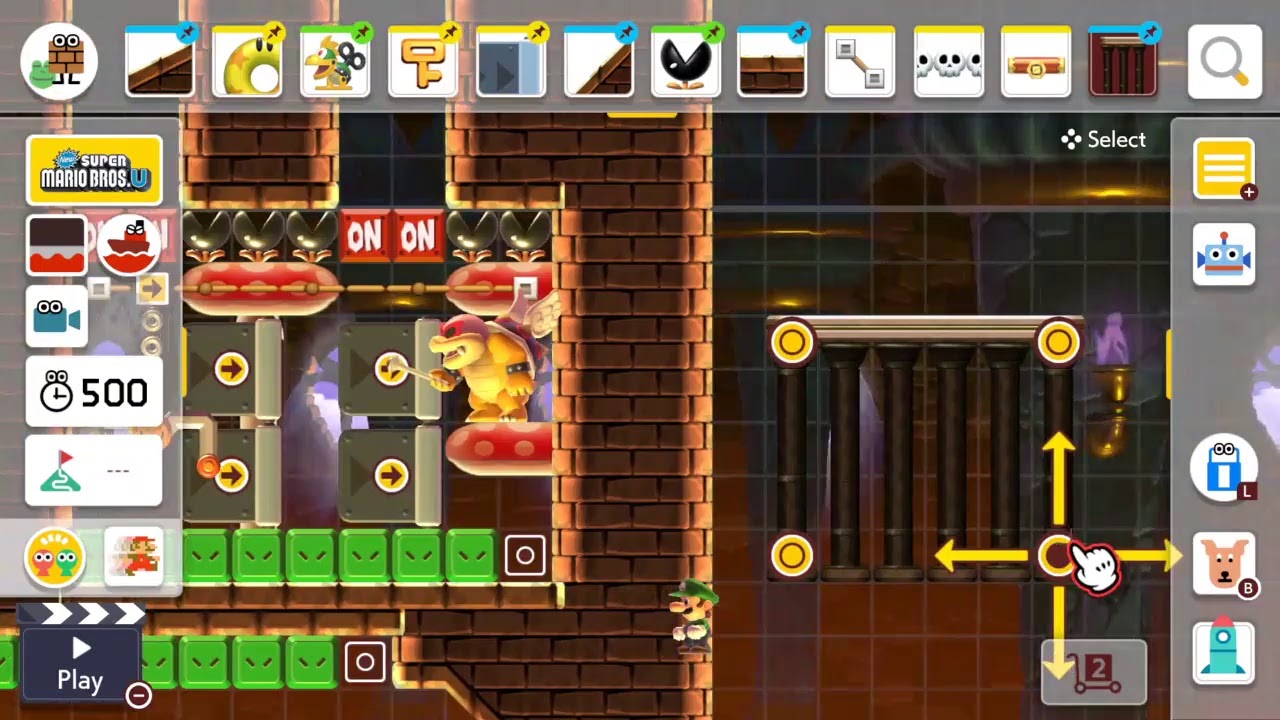 Mario Maker 2 Building A Level - YouTube
