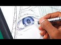 COLORING PROCESS - ANIME EYE || ATTACK ON TITAN