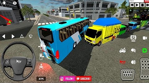 IDBS Simulator Bus Lintas Sumatera Bus Android Gameplay